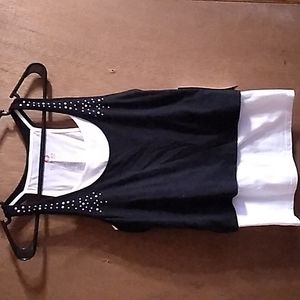 3/$15 Miley Cyrus Tank Top with Stud Embellishments and with Tags